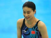 中国跳水队亮相“水立方”