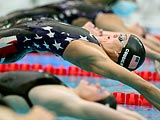 08奥运女子100米仰泳决赛：纳塔莉-库格林夺冠