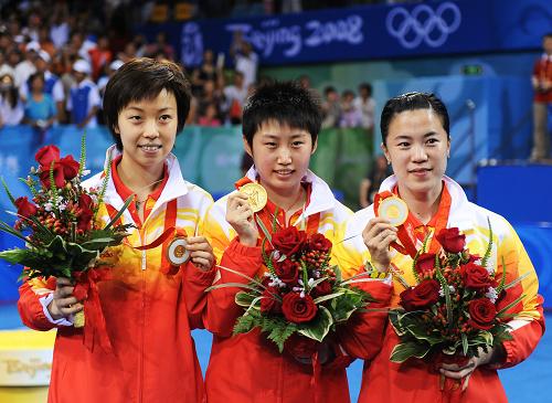 中国乒乓辉煌战绩尽显王者实力[组图]